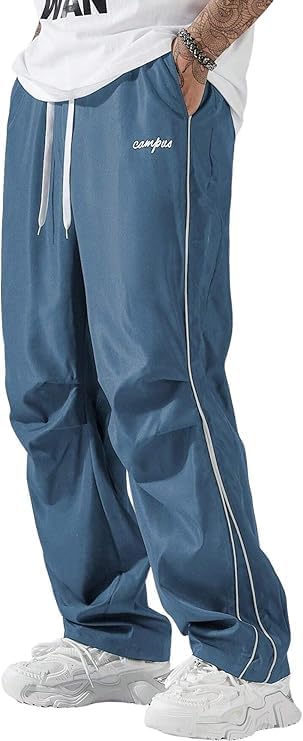 QJQ Men's Y2K Baggy Sweatpants for Stylish Streetwear Looks