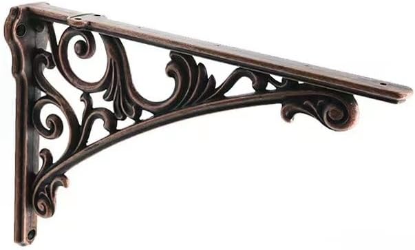 Decorative Shelf Bracket 8 Inch Antique Copper Heavy Duty Style