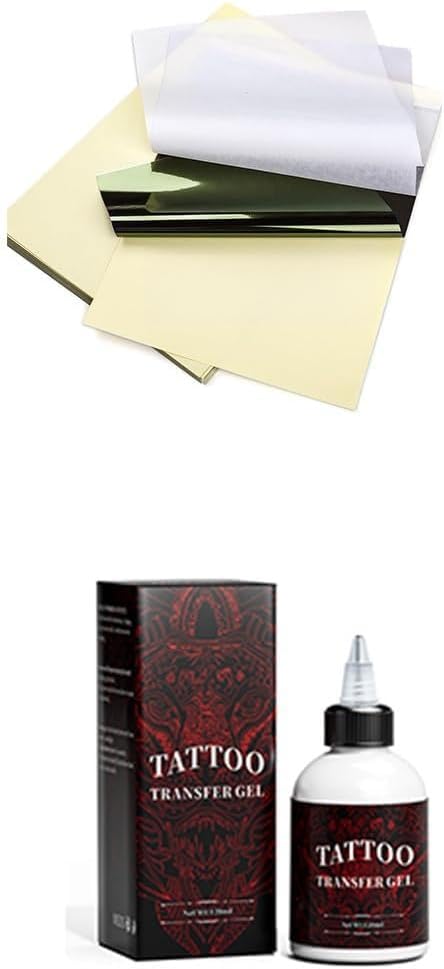 100 A4 Tattoo Stencil Sheets - Phomemo Tattoo Transfer Kit