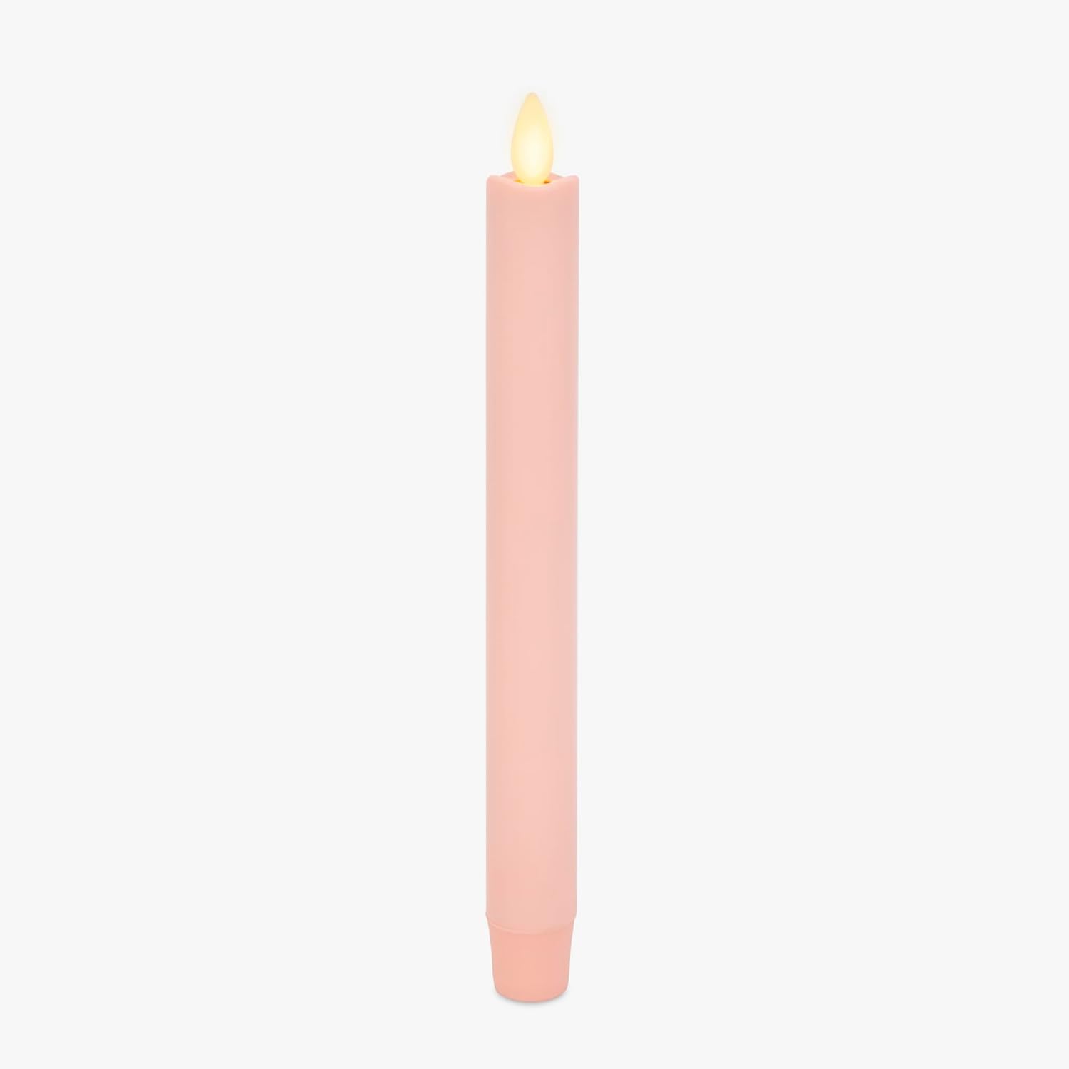 Luminara Flameless Candle Taper with Real Wax and Timer