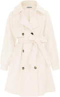 GRACE KARIN Girls Dress Coat Lapel Wool Blend Long Winter Jacket