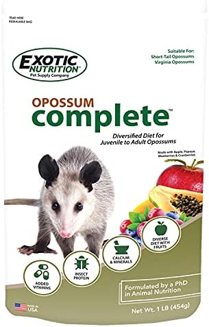 Opossum Complete 4 LB Nutritional Pellet Diet for Opossums
