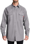 SRsafety Hi Vis FR Shirts for Men - 7.0oz Long Sleeve Flame Shirt Home