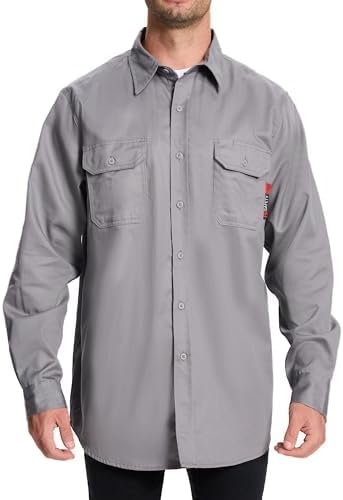 SRsafety Hi Vis FR Shirts for Men - Fire Resistant Workwear