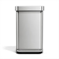 simplehuman 45 Liter Rectangular Hands-Free Step Trash Can