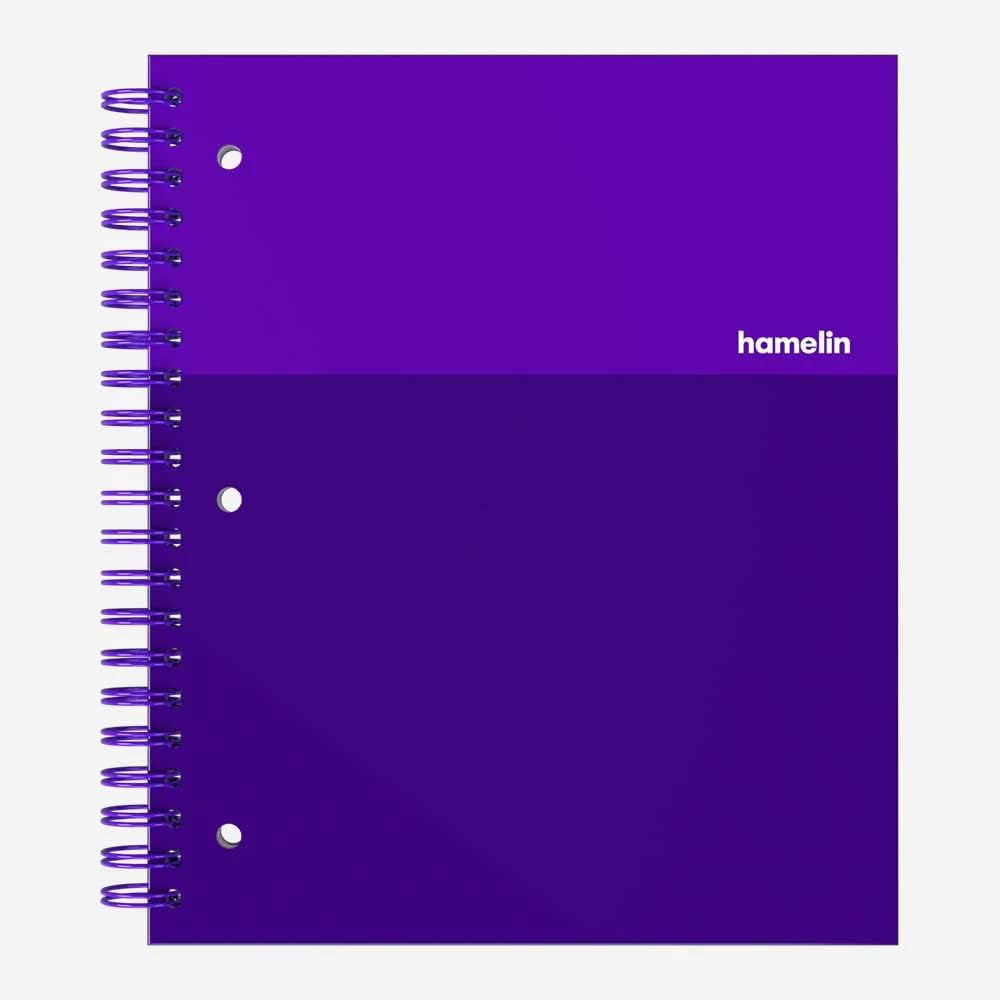 Ultra Violet Graph Notebook 150 Pages, 4 Sq/Inch, 8.5x11 - Grid Pattern!