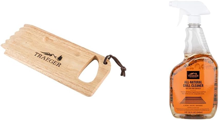 Traeger Grills Wooden Scape Grill Scraper & Natural Cleaner