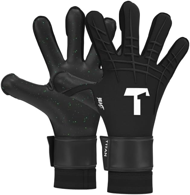 T1TAN Beast Goalkeeper Gloves for Adults and Youth Soccer