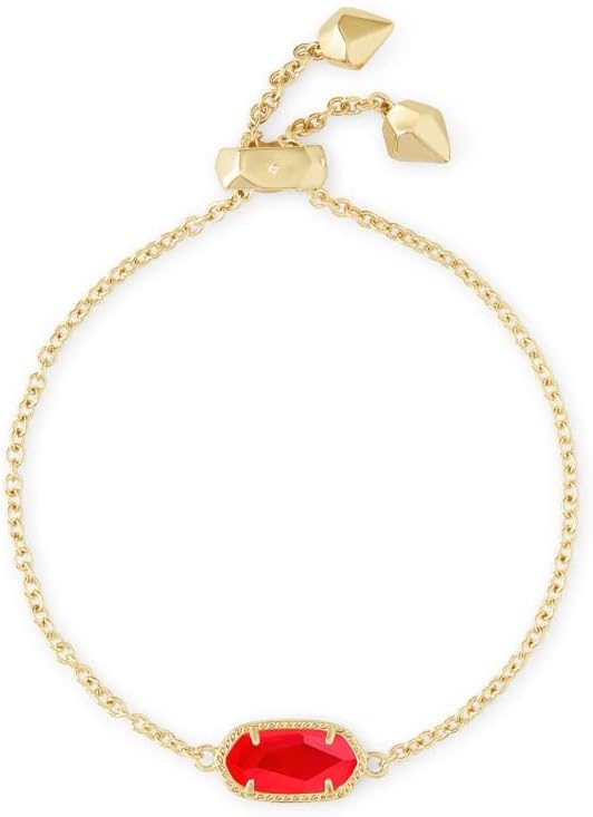 Kendra Scott Elaina Adjustable Chain Bracelet for Women, Gold-Plated