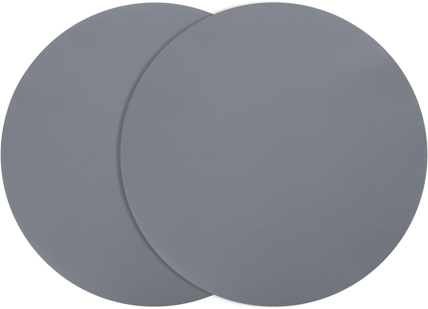 2pcs Silicone Microwave Mat, 12 Heat Resistant, Multi-Purpose Hot Pad | Gray