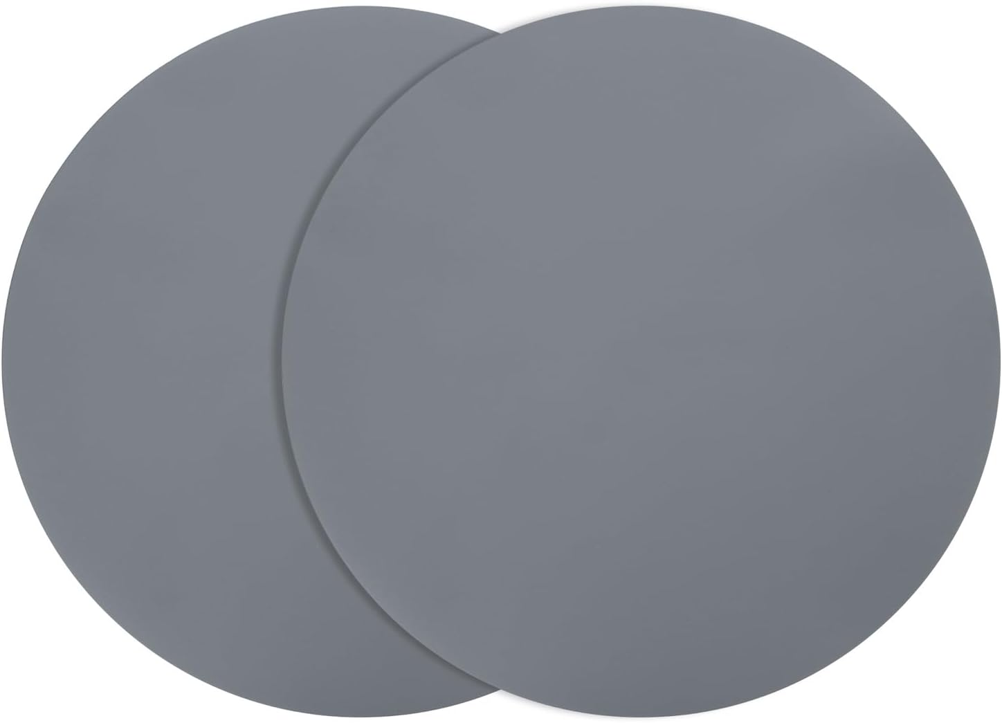2pcs Silicone Microwave Mat, 12 Heat Resistant, Multi-Purpose Hot Pad | Gray