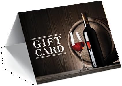 Boost Sales with Rustic Wine Gift Card Presenter!