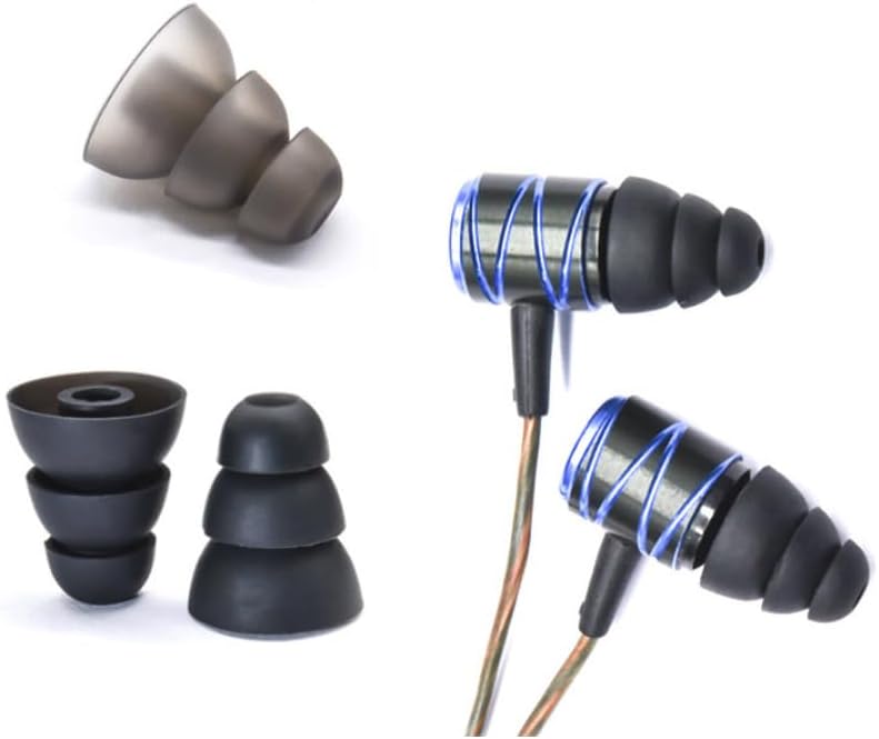 9 Pairs Bluewall Gel Ear Tips - Noise Isolation
