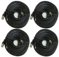 CIB Four 100 Feet BNC Video Cable w/Power Wire - CCTV Ready