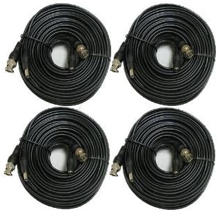 CCTV Security Cameras 100 Feet BNC Video Cable with Power Wire