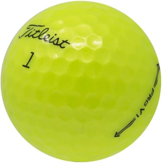 Titleist Pro V1 Yellow Golf Balls - Recycled AAA Quality