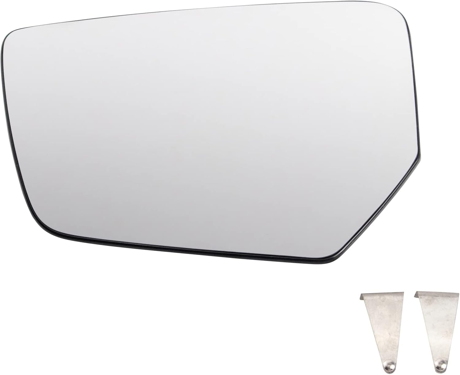TRQ Heated Driver Side Mirror Glass Assembly for Chevrolet