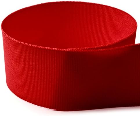 1-3/8 Red Solid Grosgrain Ribbon - 100 Yards of Quality Crafting