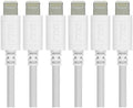 RND Apple Certified Lightning USB 6ft Cable 6-Pack - Long Reliable
