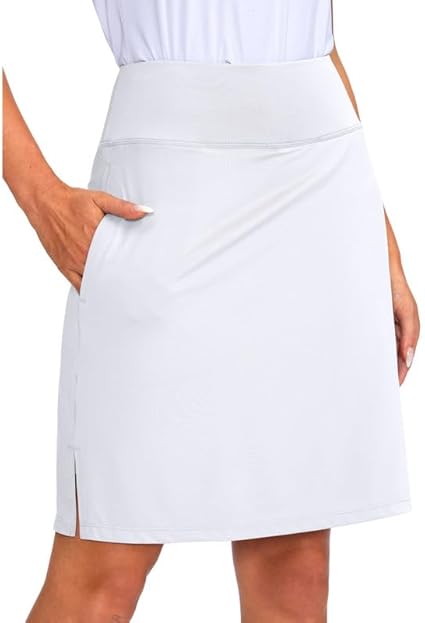 Viodia Women's 20in Knee Length Skorts for Tennis and Golf
