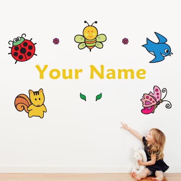 Premium Personalized Life Sized Wall Decal for Kids Room Decor