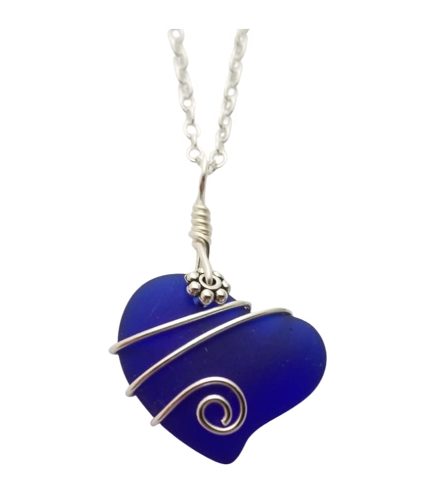 Yinahawaii Handmade Sea Glass Necklace for Unique Women Gifts