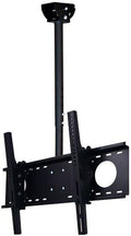 Ceiling TV Mount for 37-75in TVs - Adjustable Tilt, Pan & Height