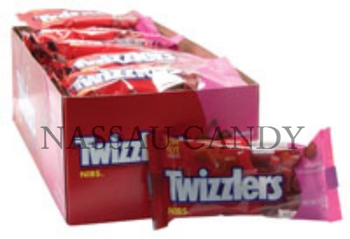 Nibs Twizzlers Cherry Flavor, Perfect for Parties and Snacking