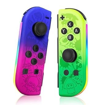 VRodue Controller for Nintendo Switch with RGB Lights and Vibration