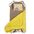 CR4Kids ELR-16203-CLHN Nap Mat Large Brown/Yellow - Toddlers' Cozy