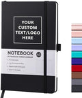 Personalized Notebook Can Engrave Logo Text Image - Custom A5 Journal