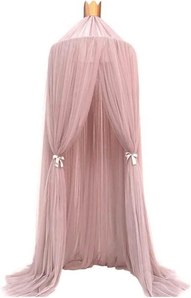 Pink Lace Baby Crib Canopy - Worparsen
