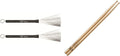 Vater Drum and Percussion Brushes & 7A Wood Tip Hickory Sticks
