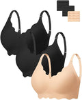 Angelhood Seamless Jelly Push Up Wireless Bra - Comfortable Support