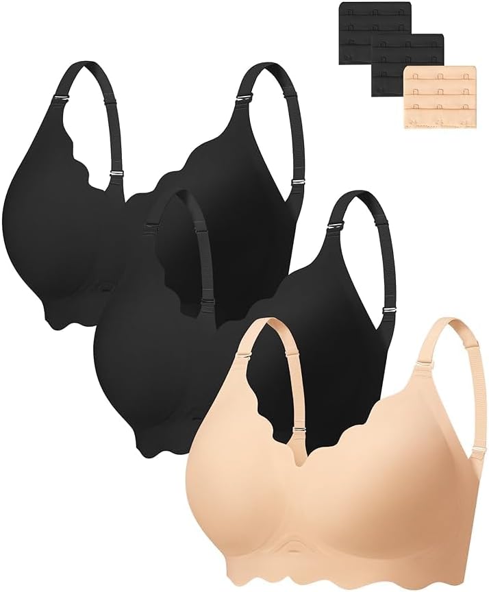 Seamless Bras for Women: Soft Jelly Push Up Wireless Comfort