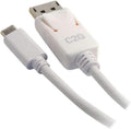 C2G USB Adapter USB C to DisplayPort 4K30 - Direct USB-C to DP Cable