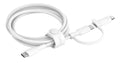 Belkin 2-in-1 Charging Cable with USB-C and Lightning - Fast Dual