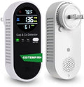 Combustible Gas & Carbon Monoxide Detector 4-in-1 Alarm 1-Pack