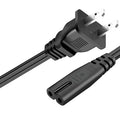 Universal 2 Prong Power Cord for /Samsung/LG/TCL TVs