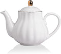 Sweejar Royal Teapot Ceramic Tea Pot with Stainless Infuser - Elegant