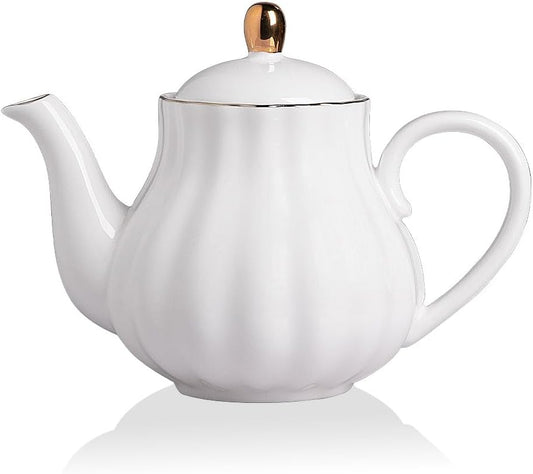 Sweejar Royal Teapot - Elegant Ceramic Tea Pot for Any Occasion