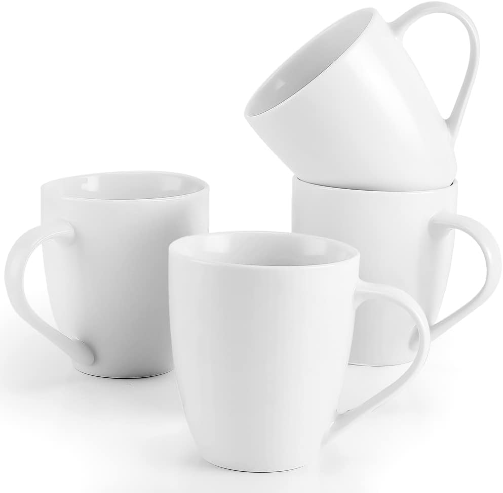 Mfacoy 16oz Ceramic Coffee Mugs Set - Microwave & Dishwasher Safe