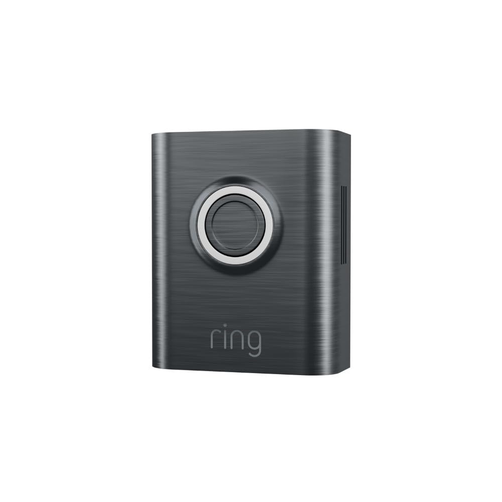 Ring Brushed Graphite Faceplate - Interchangeable for Battery Doorbells