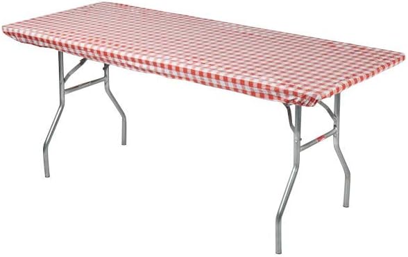 Kwik-Covers 6ft Rectangle Plastic Table Covers for Events