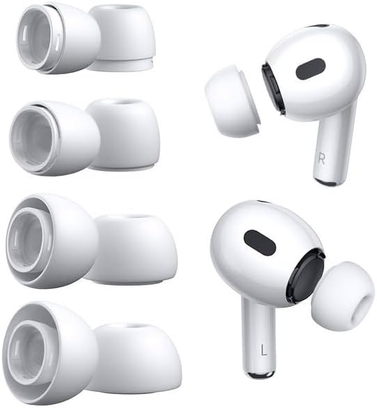Enhanced Noise Isolation Ear Tips for AirPods Pro