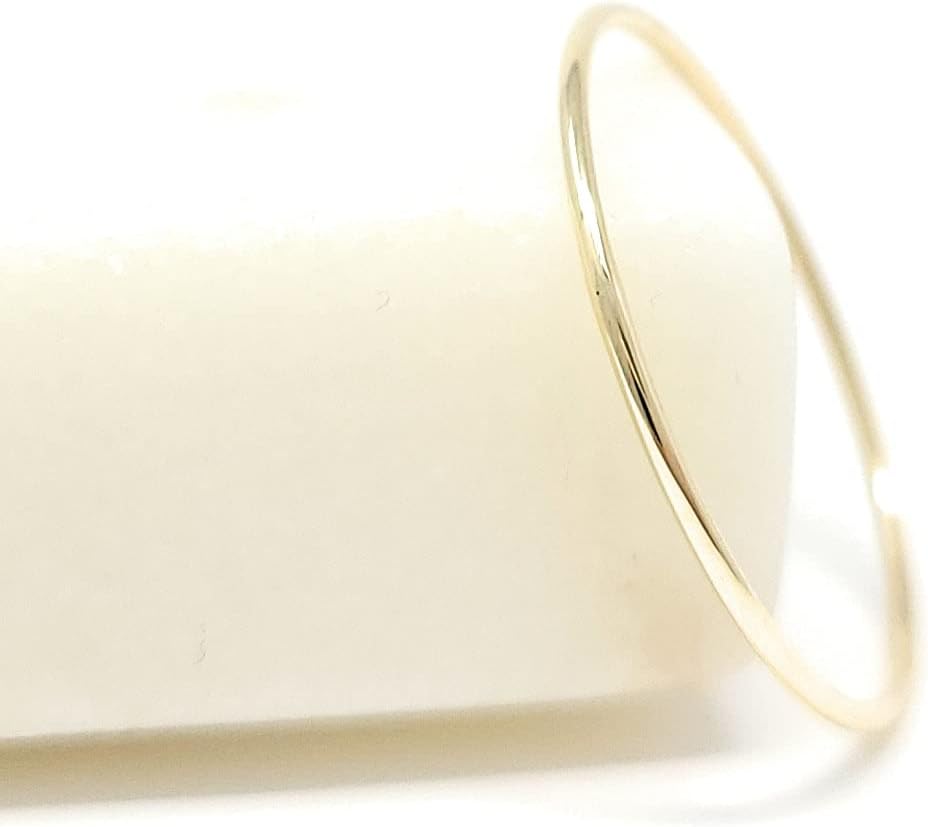 10k Solid Gold Very Thin Stacking Ring for Minimalist Style