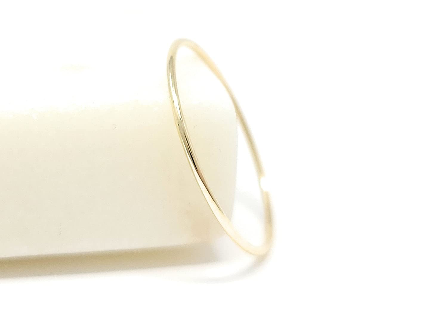 10k Solid Gold Very Thin Stacking Ring for Minimalist Style