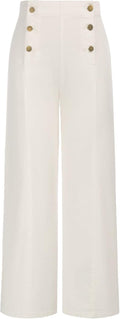 Belle Poque High Waisted Wide Leg Jeans - Flattering Stretch Fit