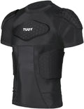 TUOY Men's Padded Compression Shirt for Football and Sports