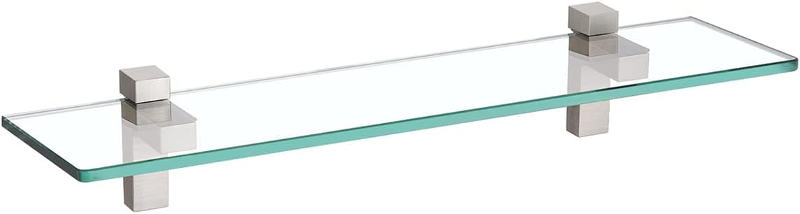 KES Bathroom Shelf with 20 Inch Tempered Glass for Stylish Storage